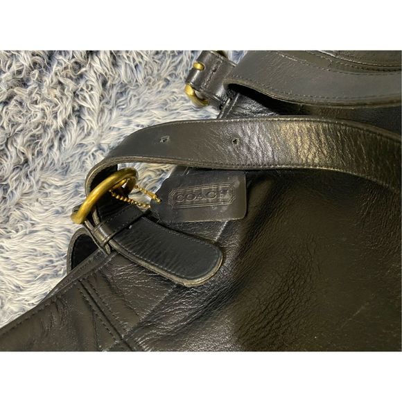 Coach Vintage Soho Buckle Bag Black Leather SHOULDER Purse, Style 4157 - Picture 8 of 13